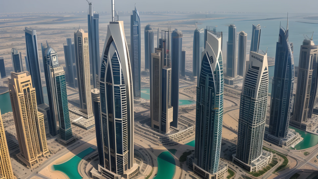 Dubai tall towers