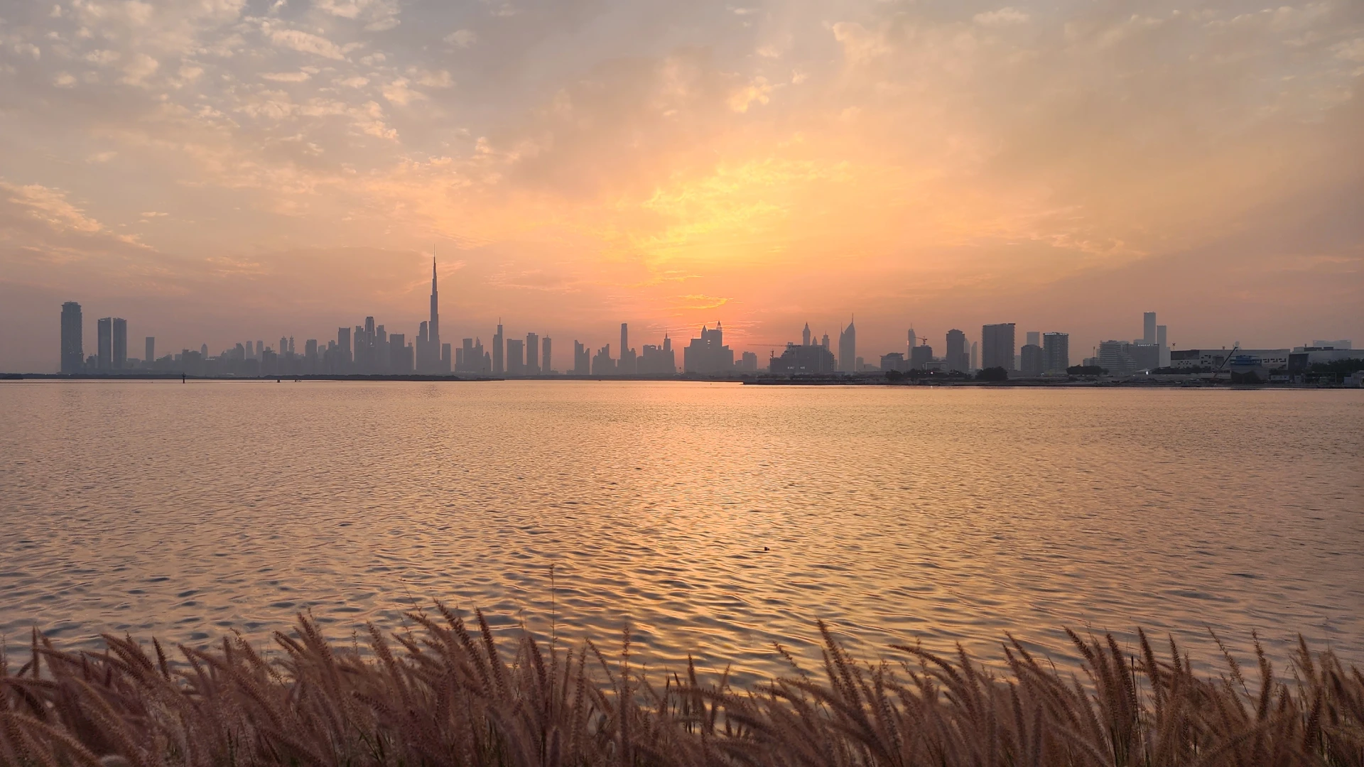 Dubai creek harbour landscape view 2